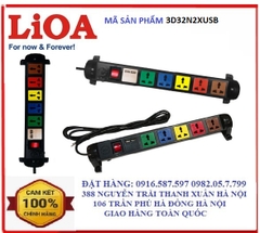 Ổ CẮM KÉO DÀI ĐA NĂNG XOAY CÓ CỔNG SẠC USB 5V-1A 6D32N2XUSB