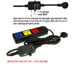 Ổ cắm chống giật 3D33N-CG/ổ cắm kéo dài thiết bị chống giật 3D33N-CG