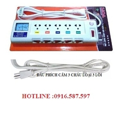Ổ cắm lioa 5ofssa2.5-3/ổ cắm công suất lớn 3 lõi 15a-3300w/ổ cắm 5ofssa2.5-3