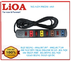 ổ cắm lioa 6s3 / ổ cắm 2 chấu 3m 6s3