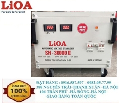 ỔN ÁP LIOA SH 30000II ĐỜI MỚI NHẤT DẢI 150V-250V