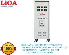 ỔN ÁP LIOA 3 PHA 20KVA DẢI 160V-430V | LIOA 20KW MÃ DR3-20KII