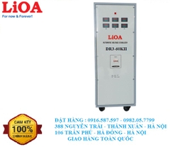 ỔN ÁP LIOA 3 PHA 60KVA MÃ DR3-60KII | ỔN ÁP 3 PHA 60KW DẢI RỘNG 160V-430V