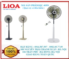quạt cây lioa có điều khiển QC-409S| quạt cây lioa QC-409S