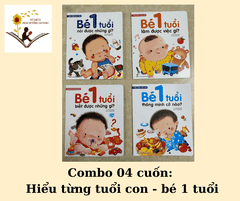 Combo 04 cuốn Hiểu từng tuổi con - bé 1 tuổi