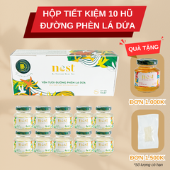 Hộp tiết kiệm 10 Hũ Đường phèn lá dứa
