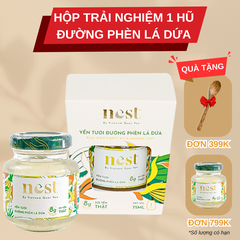 Hộp trải nghiệm Yến tươi Đường phèn lá dứa