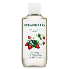 BATH & BODY WORKS - SHOWER GEL STRAWBERRY E (SỮA TẮM 295ml)