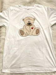 WHITE LINE CLOTHING - BEAR (ÁO THUN TRẮNG MÃ 18)