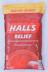 HALL’S - Relief (Kẹo Ho Vị Cherry 200 Viên)