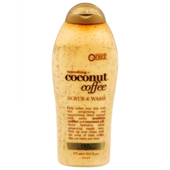 OGX - SMOOTHING COCONUT COFFE SCRUB & WASH (SỮA TẮM TẨY TẾ BÀO CHẾT DỪA & COFFE 577ml)