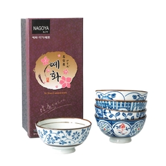 NAGOYA - YE HWA CERAMICWARE ( SET 5 CHÉN HOẠ TIẾT NGẨU NHIÊN )