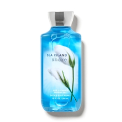 BATH & BODY WORKS - SEA ISLAND SHORE ALOE + VITAMIN E SHOWER GEL (SỮA TẮM 296ml)