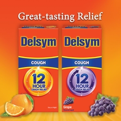 DELSYM - COUGH DAY OR NIGHT (SYRO HO NGÀY VÀ ĐÊM 2x296ml)