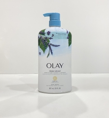 OLAY - Fresh Outlast Birch Water & Lavender (Sữa Tắm Lavender & Gỗ Phong Vàng 887ml)