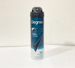 DEGREE - BLACK + WHITE 48H DRY SPRAY FRESH (XỊT CƠ THỂ 107G)