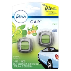 FEBREZE - CAR ORIGINAL GAIN (SET 2 NƯỚC HOA XE HƠI TỰ NHIÊN 2x2ml)