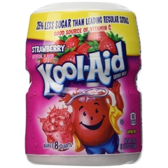 KOOD-AID - DRINK MIX STRAWBERRY ARTIFICIAL FLAVOR ( BỘT DÂU 538G)
