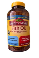 NATURE MADE - FISH OIL 1200MG (DẦU CÁ 300 VIÊN)