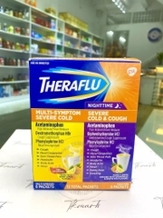 THERAFLU - Symptom + Nighttime Severe Cold & Cough (Cảm Lạnh 12 Packets)