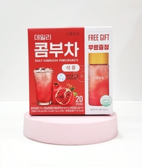 KOMBUCHA - DAILY KOMBUCHA POMEGRANATE (TRÀ LỰU HÀN QUỐC 100G)