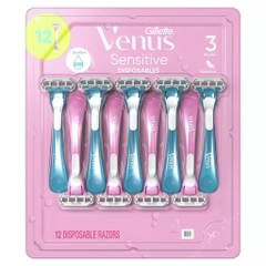 Venus - Gillette Sensitive (SET Dao Cạo 12 Cái)