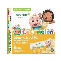 SPROUT - COCOMELON BANANA, GRAINS G PLANT PROTEIN (BÁNH CHO BÉ 125G)