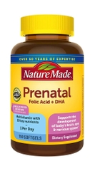 Nature Made - Prenatal Multi+DHA 200MG (BỔ BẦU 150 VIÊN)
