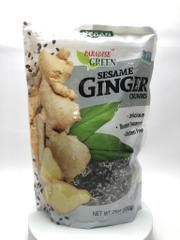 PARADISE GREEN - DRIED GINGER CHUNKS (GỪNG SẤY KHÔ, MÈ ĐEN 680G)