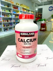 KIRKLAND - Calcium 600MG (Bổ Sung Canxi 500 Viên)