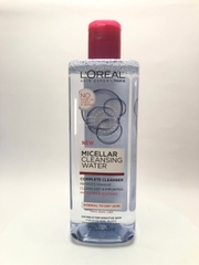 L’OREAL - MICELLAR CLEANSING WATER HYDRATES & SÔTHES (TẨY TRANG HỒNG 400ml)