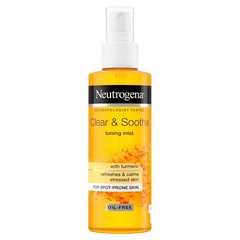 NEUTROGENA - CLEAR & SOOTHE TONING MIST (XỊT KHOÁNG NGHỆ 125ml)