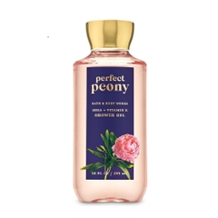 BATH & BODY WORKS - SHOWER GEL PERFECT PEONY (SỮA TẮM 295ml)
