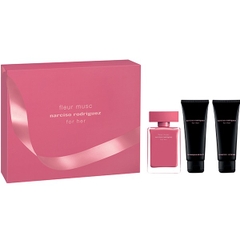 Narciso Rodriguez - Fleur Musc For Her (GIFT SET EDP 50ml, Shower,Lotion 2x75ml)