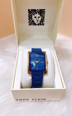 ANNE KLEIN - AK/2952DBRG (ĐỒNG HỒ NỮ ĐÁ XANH DƯƠNG 40,30mm)