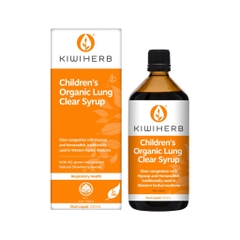 KIWIHERB - CHILDREN’S ORGANIC LUNG CLEAR SYRUP (SIRO TANG DÒM,THẢI ĐỘC PHỔI CHO BÉ 200ml)