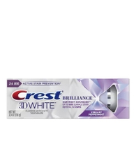 CREST 3DWHITE - BRILLIANCE VIBRANT PEPPERMINT (KEM ĐÁNH RĂNG LÀM TRẮNG 110G)