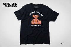 WHITE LINE CLOTHING - BURBERRY THOMAS THE BEAR (ÁO THUN ĐEN MÃ 1)