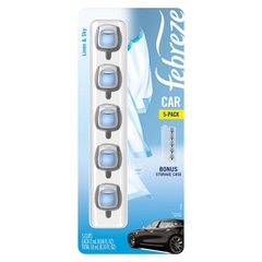 FEBREZE - CAR LINEN & SKY (SET 5 NƯỚC HOA XE HƠI 5x2ml)