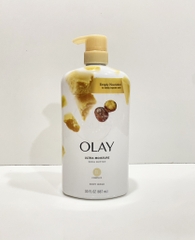 OLAY - ULTRA MOISTURE SHEA BUTTER (SỮA TẮM BƠ HẠT MỠ 887ml)