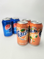 PEPSI, FANTA ORANGE (SET 3 PEPSI, 3 FANTA CAM)