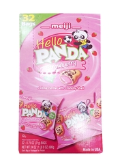 meiji - HELLO PANDA STRAWBERRY (BÁNH GẤU PANDA NHÂN DÂU 680G)