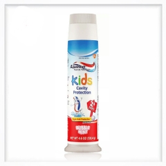 AQUAFRESH - KIDS CAVITY PROTECTION (KEM ĐÁNH RĂNG CHO BÉ 2+ TUỔI 130.4G)