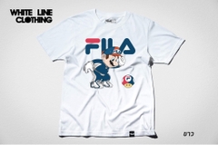 WHITE LINE CLOTHING - FILA MARIO (ÁO THUN TRẮNG MÃ 3)