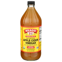 BRAGG - ORGANIC APPLE CIDER VINEGAR (GIẤM TÁO HỮU CƠ 946ml)