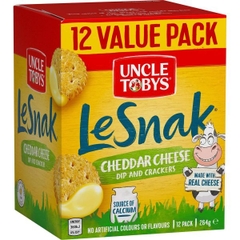 NESTLE - UNCLE TOBYS LESNAK (1 HỘP SNACK PHÔ MAI 264G)
