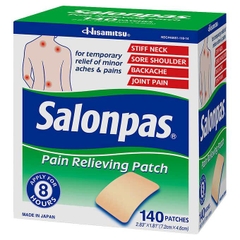 Hisamitsu - SALONPAS (Miếng Dán Giảm Đau 140 Miếng)