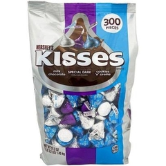 HERSHEY - KISSES MIKL CHOCOLATE , SPECIAL DARK , COOKIES N CREME(CHOCOLATE HỖN HỢP 1.45KG)