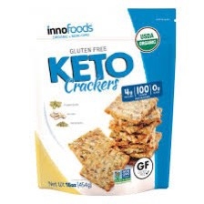 INNOFOODS - GLUTEN FREE KETO CRACKERS (BÁNH ĂN KIÊNG CÁC LOẠI HẠT 454G)