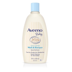 AVEENO - LIGHTLY SCENTED WASH & SHAMPOO (SỮA TẮM, DẦU GỘI BÉ 532ml)